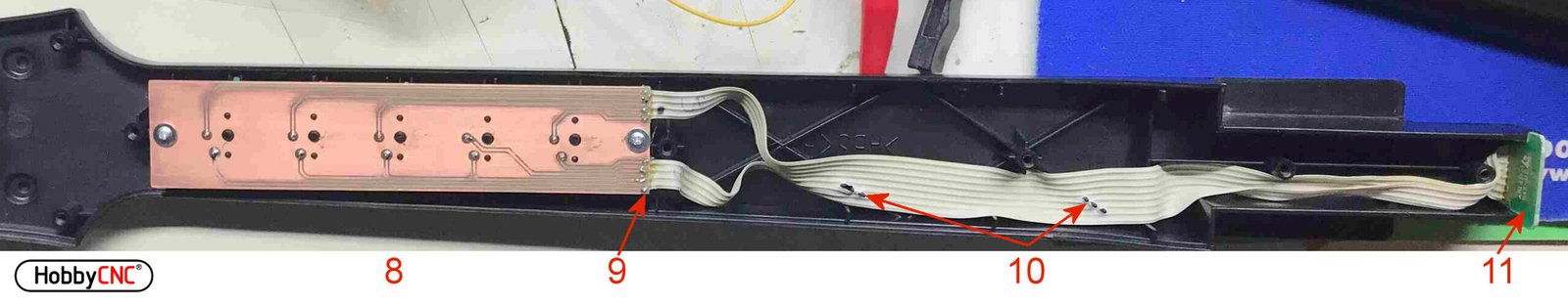 10_Assembled Guitar Hero Fret Switch Upgrade - HobbyCNC