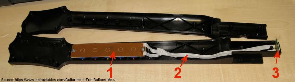 1_Two_Halves Guitar Hero Fret Switch Upgrade - HobbyCNC