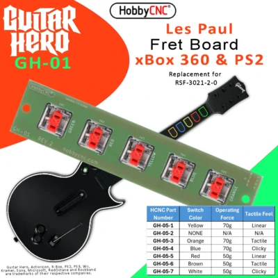 GH-01 Fret Board for Les Paul on XBox 360