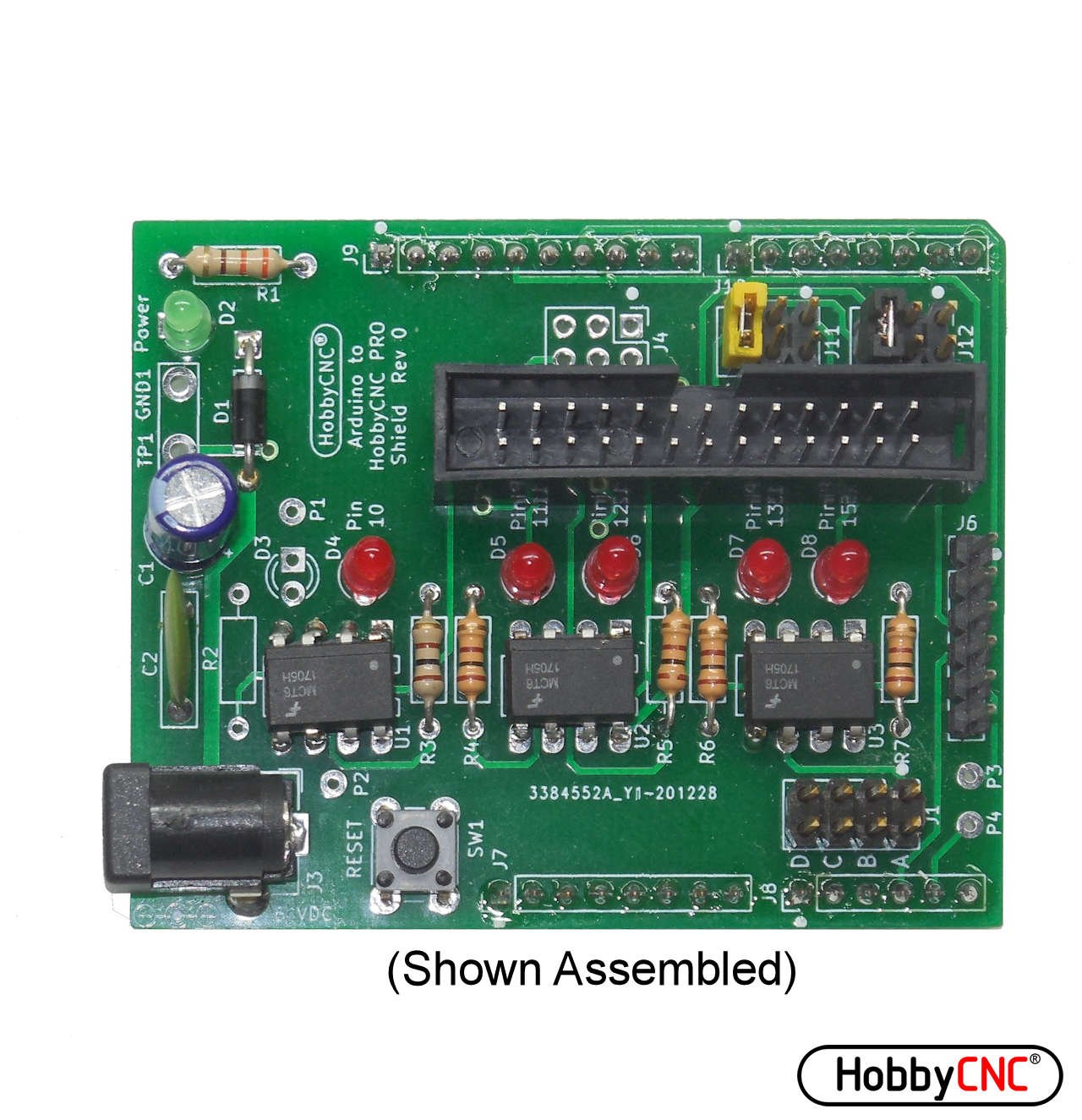 Arduino UNO to HobbyCNC PRO Shield Kit