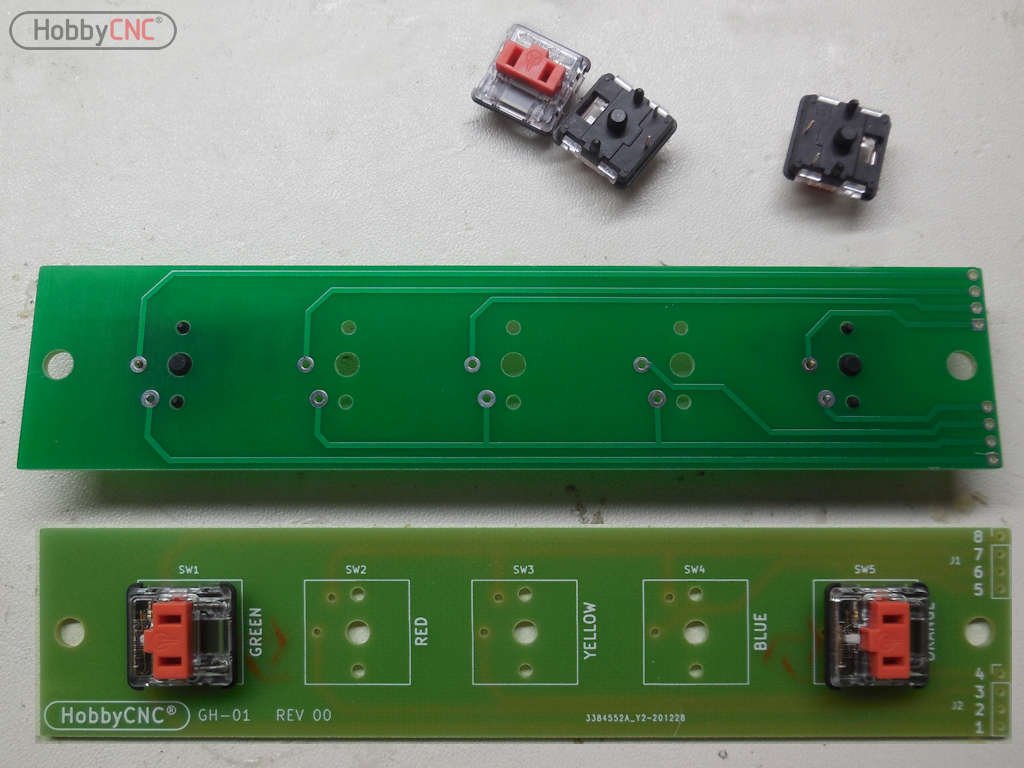 Guitar Hero Mechanical Fret Replacement board