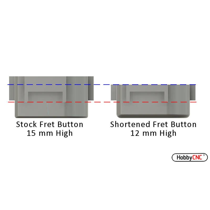 Guitar Hero STL Frets for mechanical switches