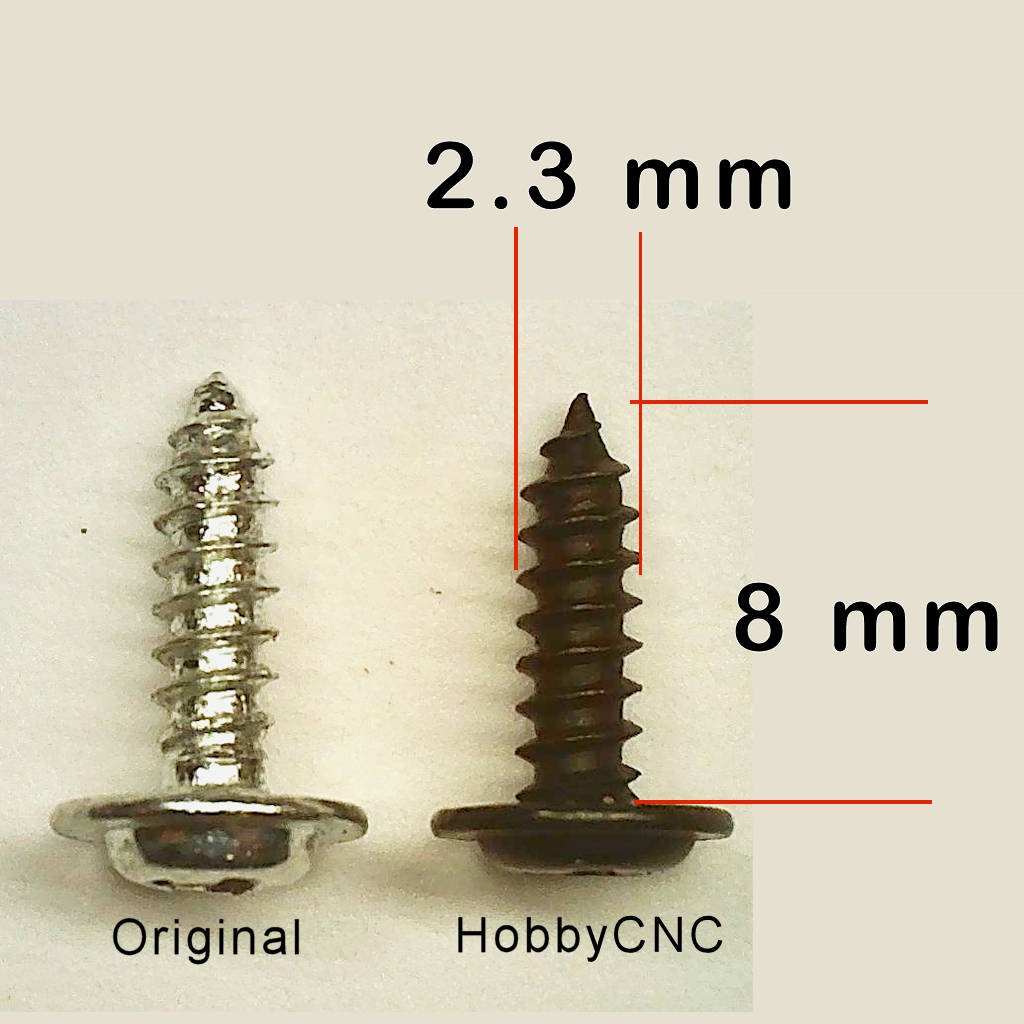 Screws, 2.3 x 8 mm (10 pcs) - Image 2