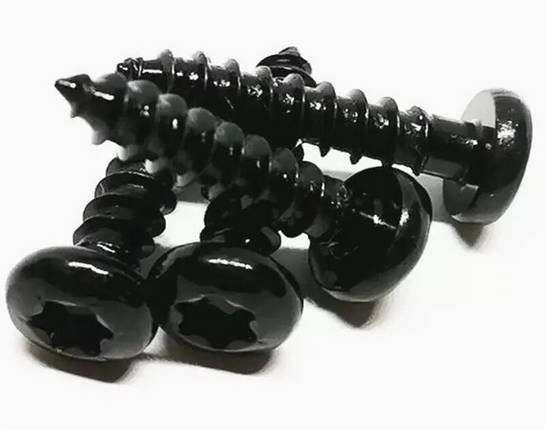 Screw, M3 x 10 mm, Torx head, black